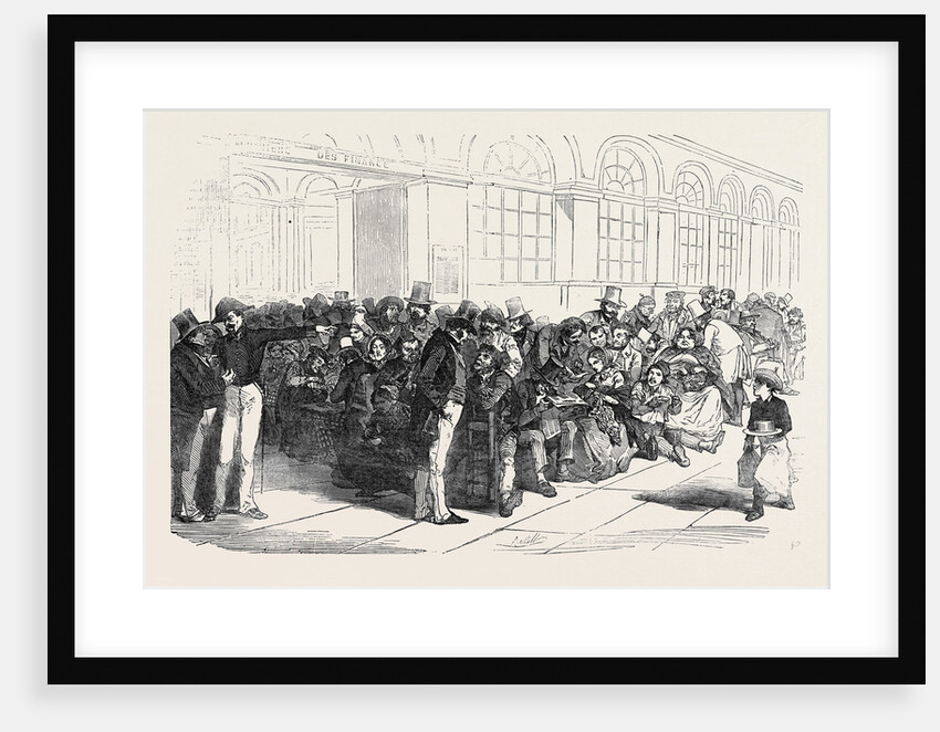 The French Loan: Scene at the Hotel of the Minister of Finance, Rue De Rivoli, Paris by Anonymous