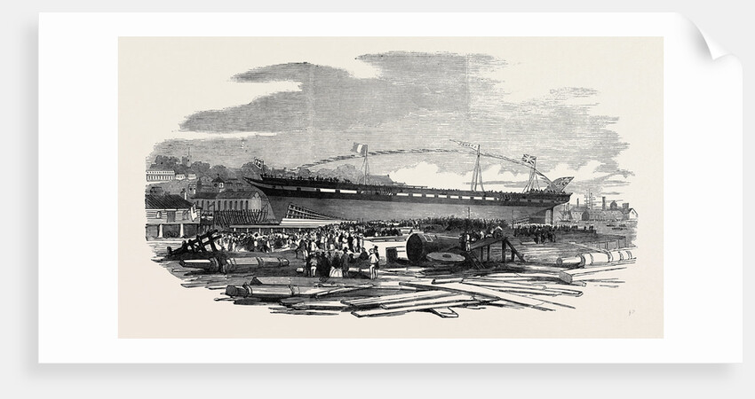 Launch of the Araxes at Bristol by Anonymous