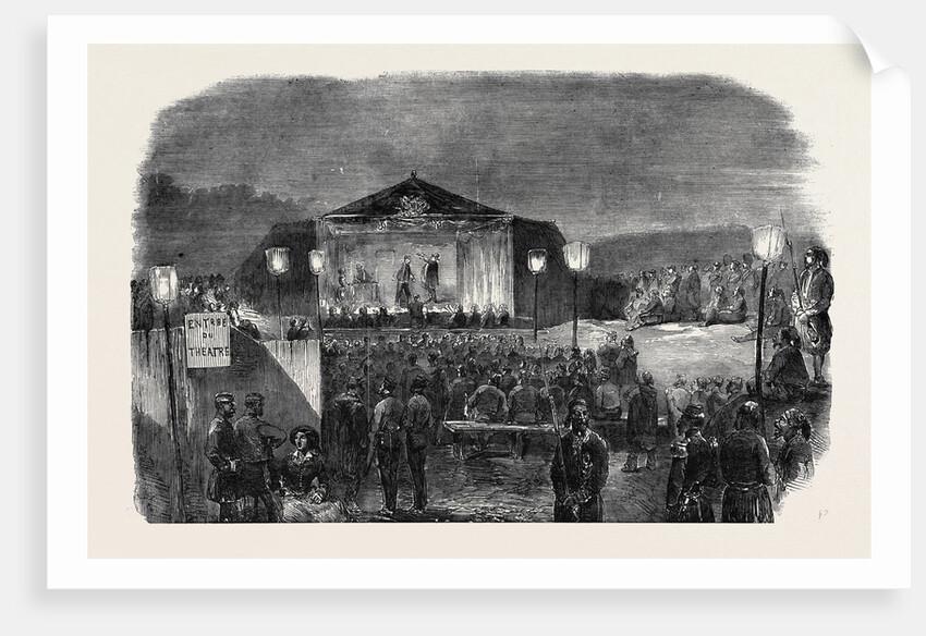 Theatre Des Zouaves, in the French Camp, Before Sebastopol by Anonymous