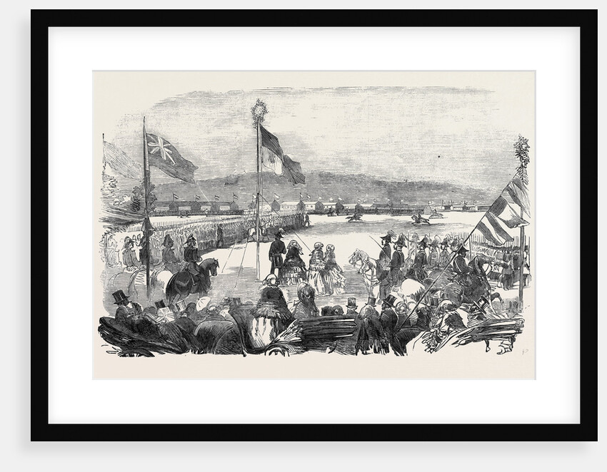 Review of the Foreign Legion by Her Majesty, at Shorncliffe, August 18, 1855 by Anonymous