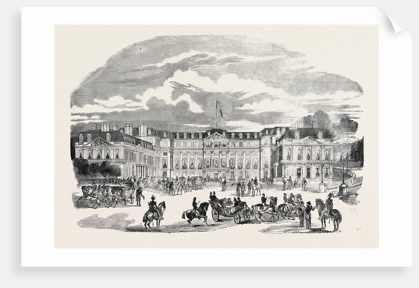 Arrival of Her Majesty at the Palace of St. Cloud by Anonymous