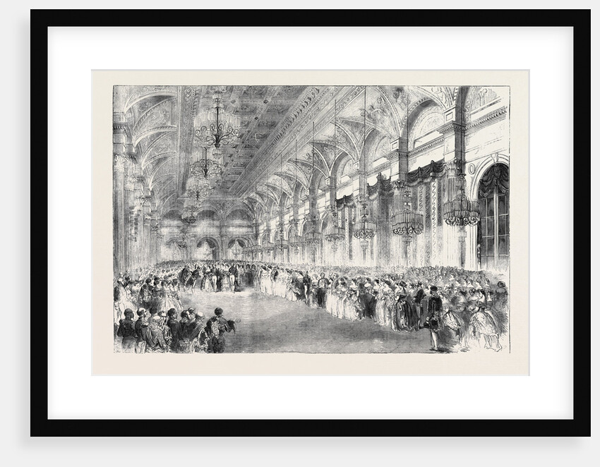 Her Majesty's Visit to France. Grand Ball at the Hotel De Ville by Anonymous