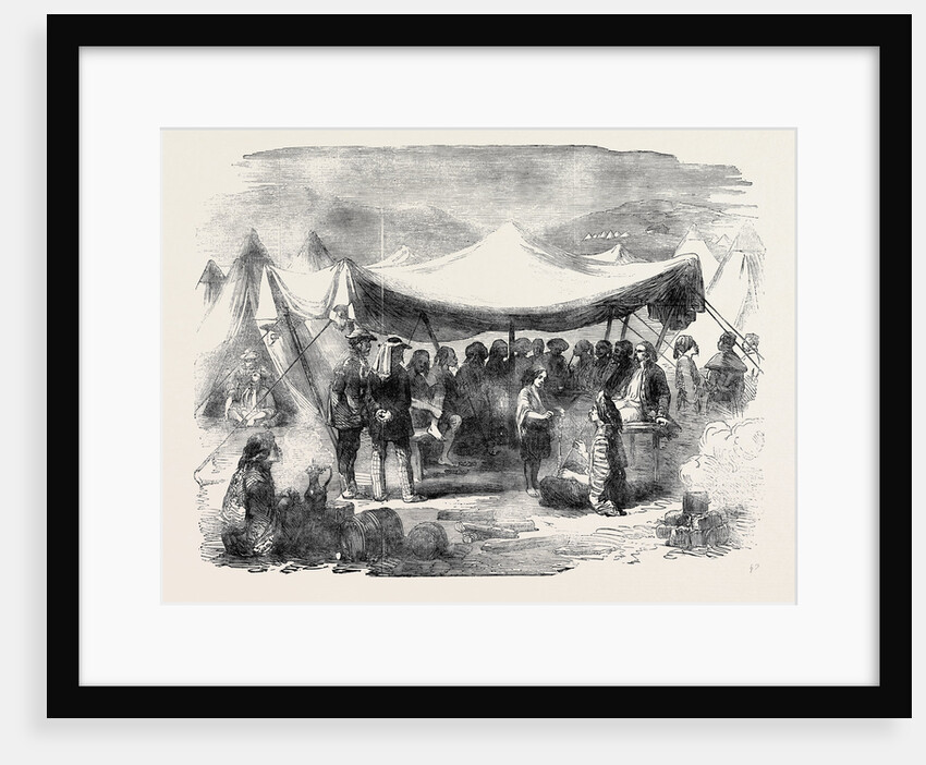 The War in the Crimea: Croats' Camp at Balaclava by Anonymous