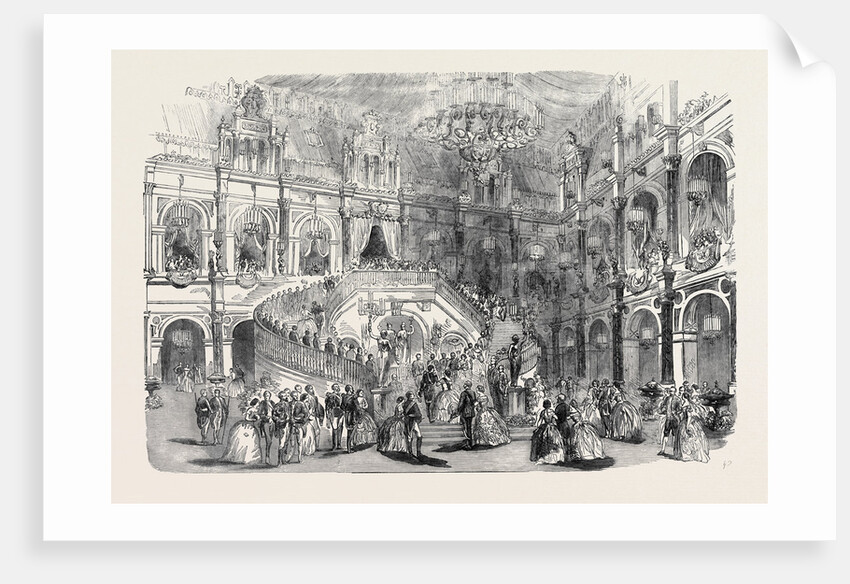 Her Majesty's Visit to Paris, Grand Ball at the Hotel De Ville, the Court Louis Xiv by Anonymous