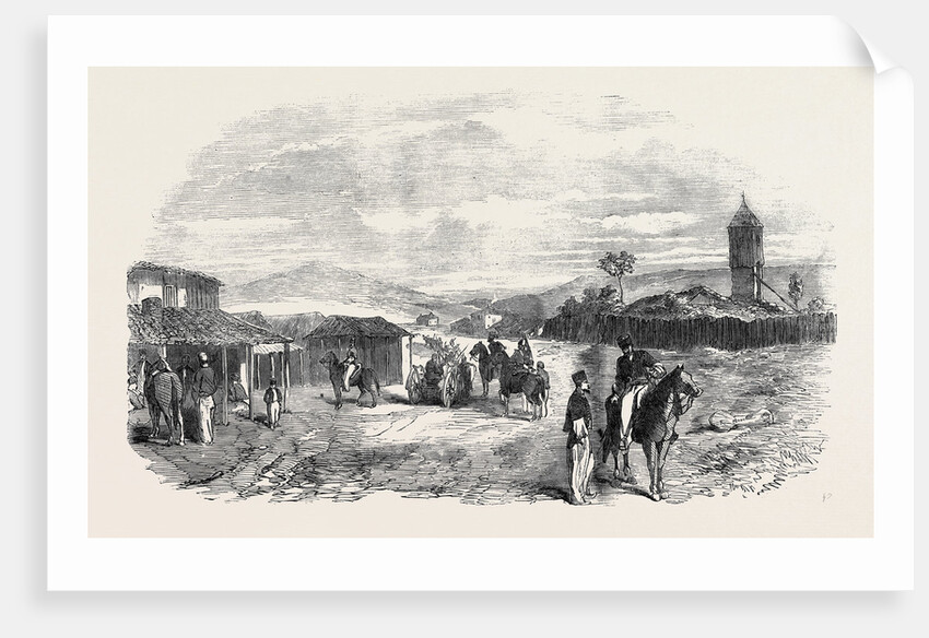 Sketches in the Crimea: The Village of Baidar by Anonymous