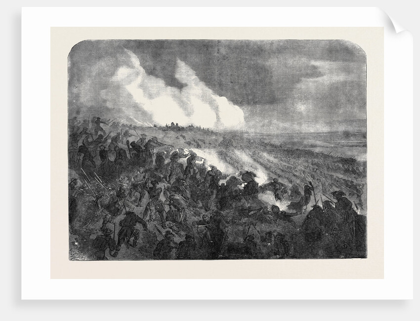 The Battle of the Tchernaya, the Attack Upon the Sardinian Picket by Anonymous