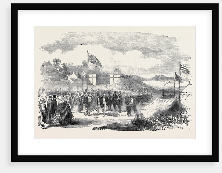 Sir James Graham Commencing the Silloth Railway, Friday, 31 August, 1855 by Anonymous