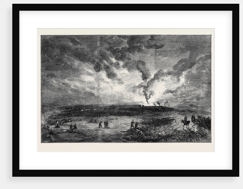 Burning of the Santa Maria Frigate in Sebastopol Harbour by Anonymous