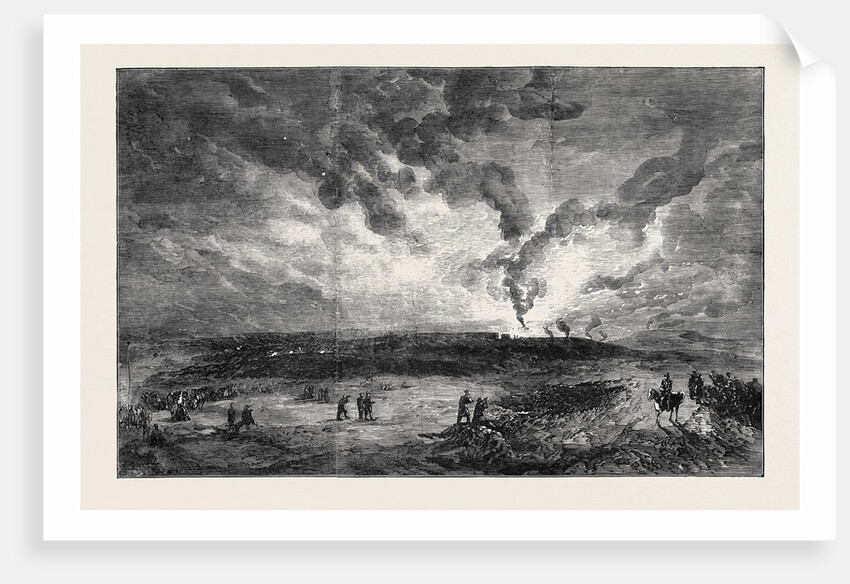 Burning of the Santa Maria Frigate in Sebastopol Harbour by Anonymous