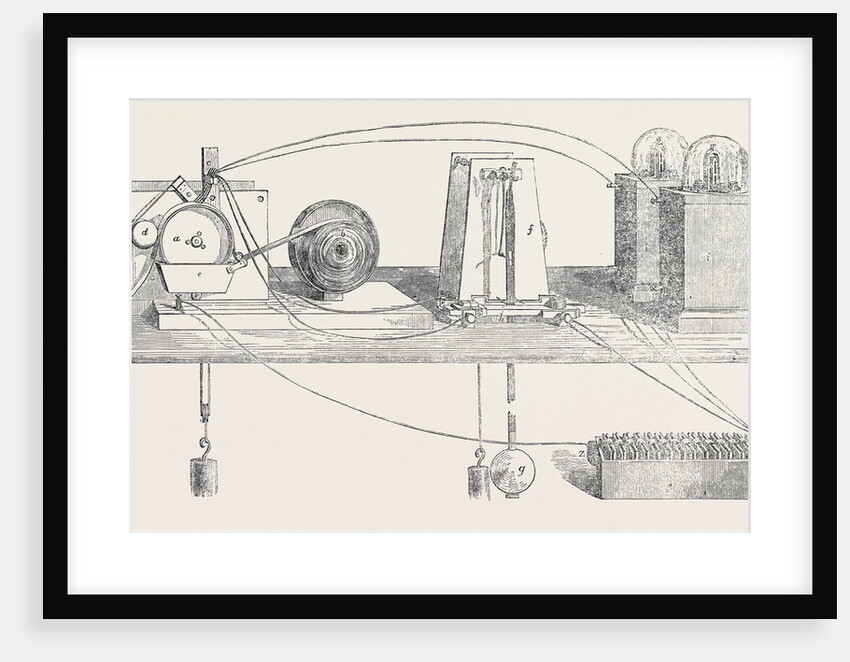 Mediterranean Electric Telegraph, Apparatus for the Automatic Recording of the Velocity Experiments by Anonymous