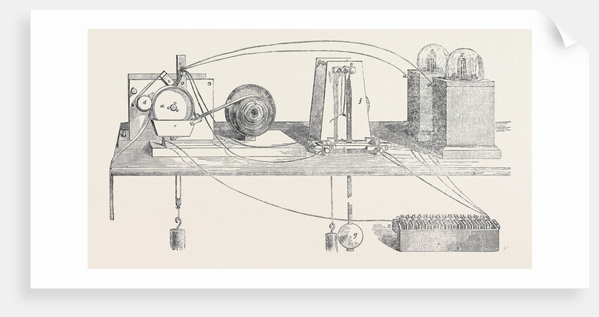 Mediterranean Electric Telegraph, Apparatus for the Automatic Recording of the Velocity Experiments by Anonymous