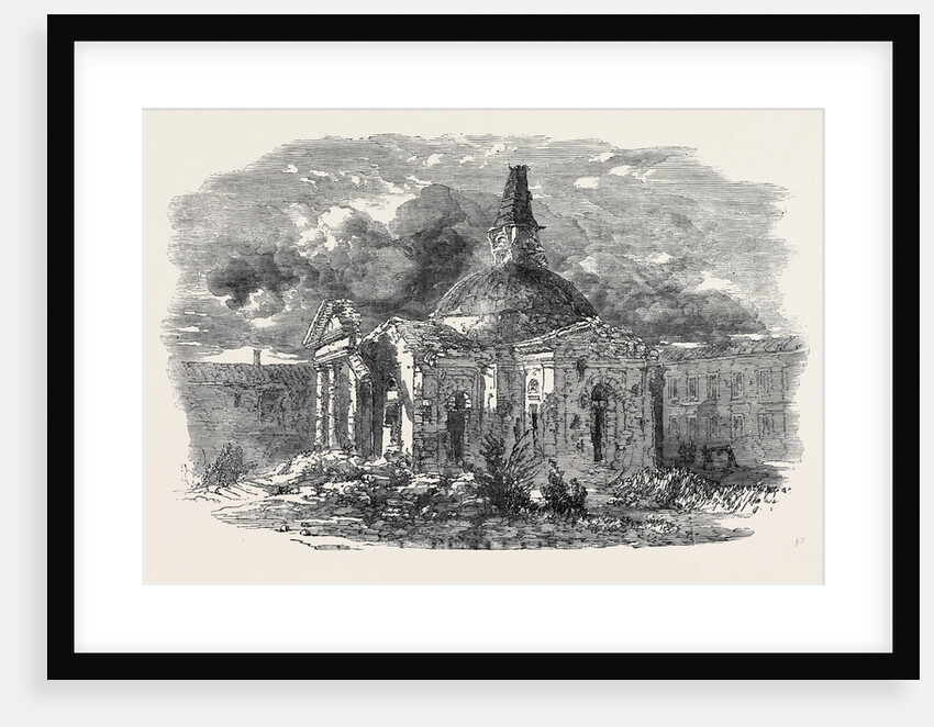 The Church of Peter and Paul, in Sebastopol, Showing the Effect of the Shot and Shell by Anonymous