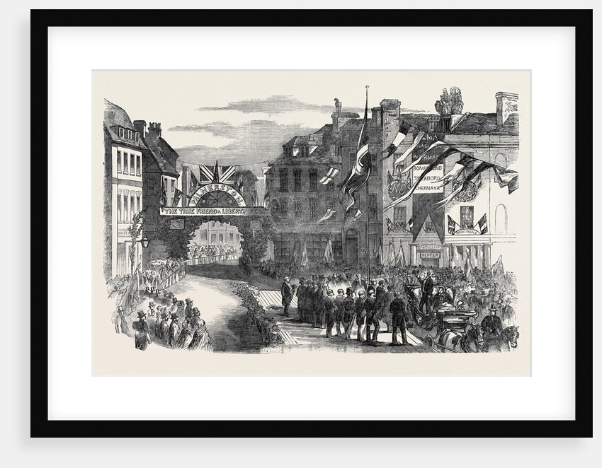 Reception of Viscount Palmerston at Romsey. by Anonymous