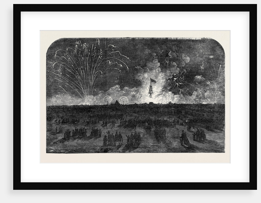 Bonfire and Fireworks on Blackheath, to Celebrate the Fall of Sebastopol by Anonymous