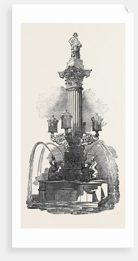 Fountain for the City of Concepcion, South America. by Anonymous