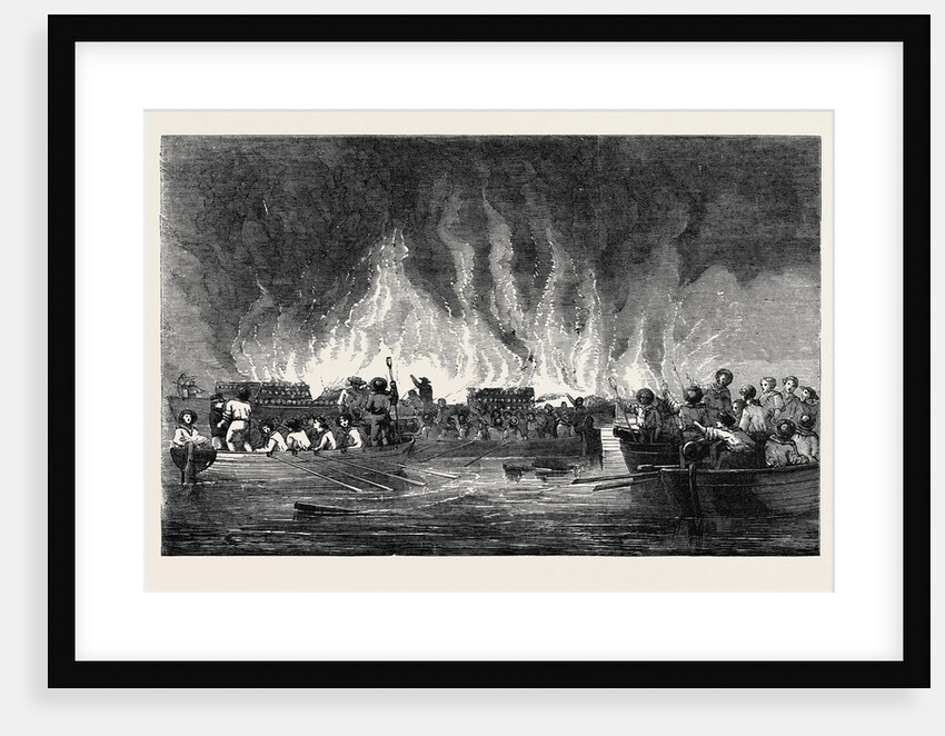 Destruction of Russian Vessels at Old Salis. by Anonymous