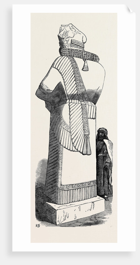 Recent Discoveries at Nineveh: Colossal Statue by Anonymous