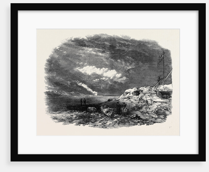 Kinburn, the Spit Battery, Otchakoff in the Distance by Anonymous