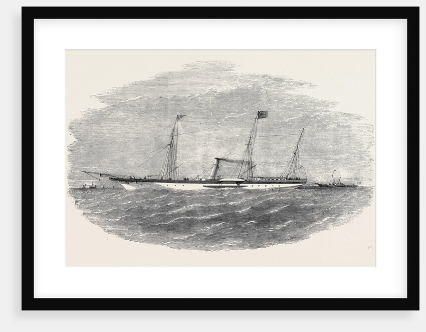 The Yacht Meriel, R.H.Y.S., 210 Tons, and Her Tender New Quarterly, 150 Tons by Anonymous