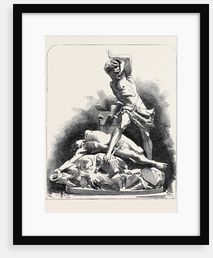 The Paris Universal Exhibition: Parian Group, Cain and Abel by Anonymous
