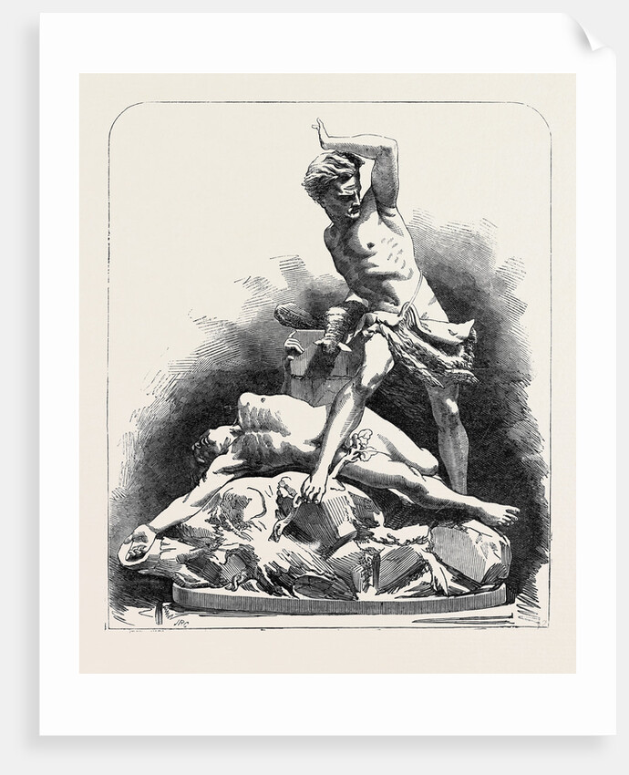 The Paris Universal Exhibition: Parian Group, Cain and Abel by Anonymous