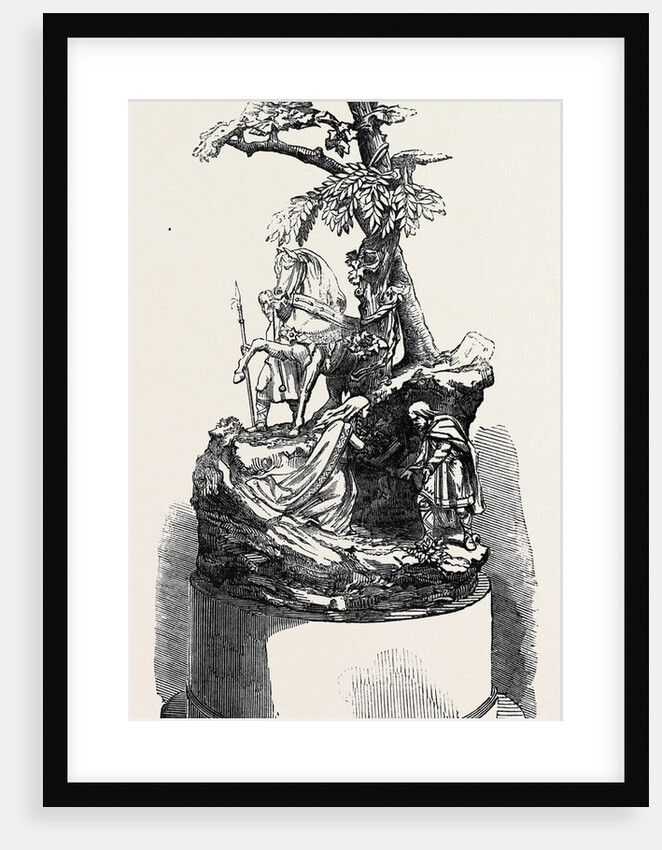 The Paris Universal Exhibition: Silver Group (Warwick Race Plate, 1855) by Anonymous