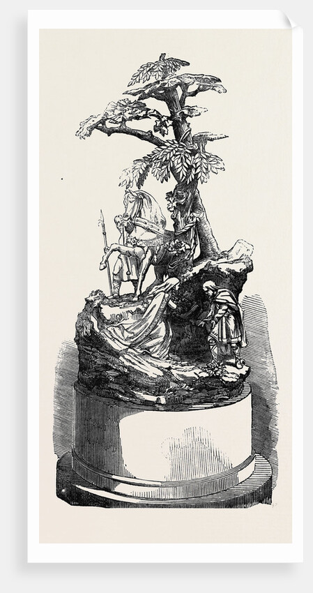 The Paris Universal Exhibition: Silver Group (Warwick Race Plate, 1855) by Anonymous