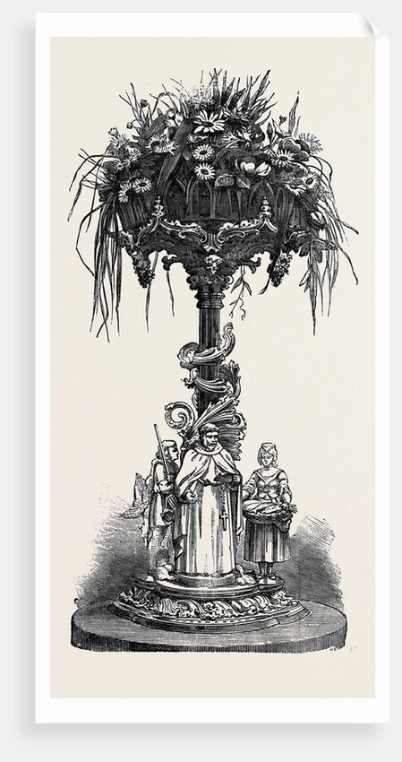 The Paris Universal Exhibition: Silver Centre-Piece by Anonymous