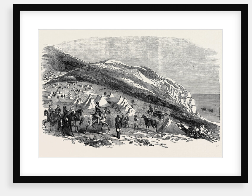 Encampment of Omer Pacha, Near Souchoum-Kaleh by Anonymous