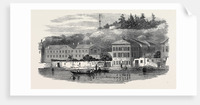 The Submarine Electric Telegraph Station, on the Bosphorus by Anonymous