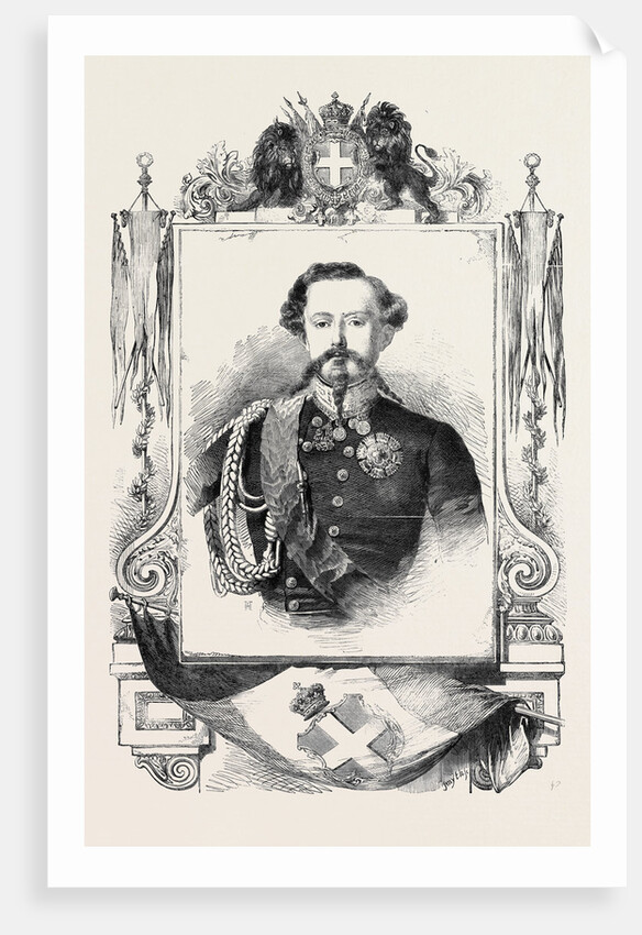 His Majesty Victor Emmanuel, King of Sardinia by Anonymous