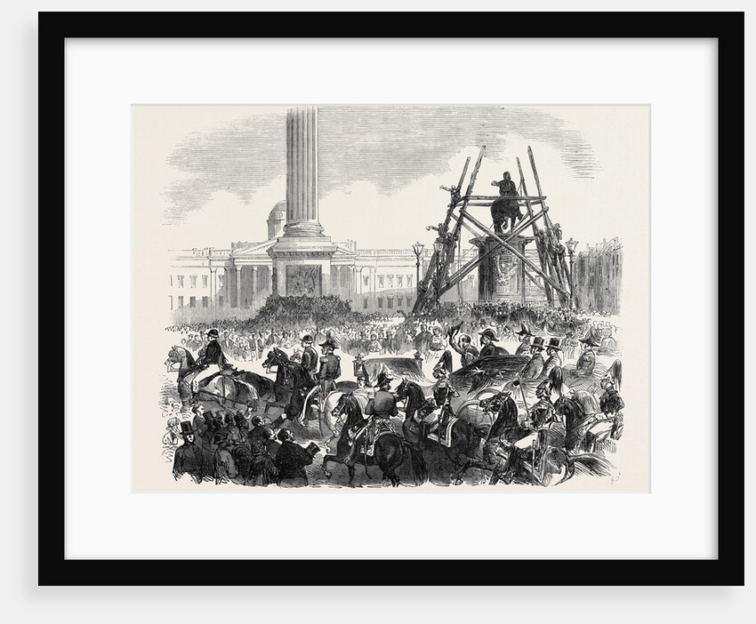 Visit of the King of Sardinia, the Arrival at Charing Cross, London by Anonymous