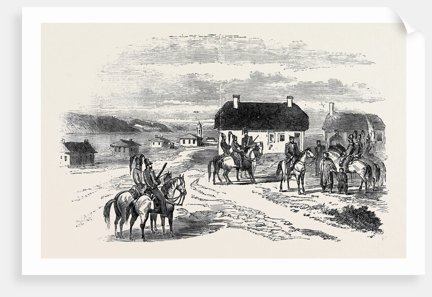 Village of Petrowska, Seven Miles from Fort Kinburn by Anonymous