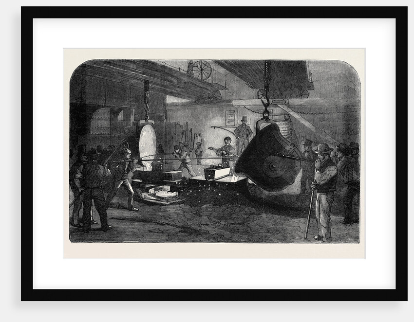 Mortar Casting, at the Regent's Canal Ironworks by Anonymous