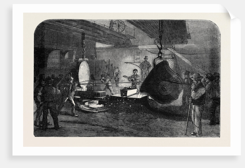 Mortar Casting, at the Regent's Canal Ironworks by Anonymous