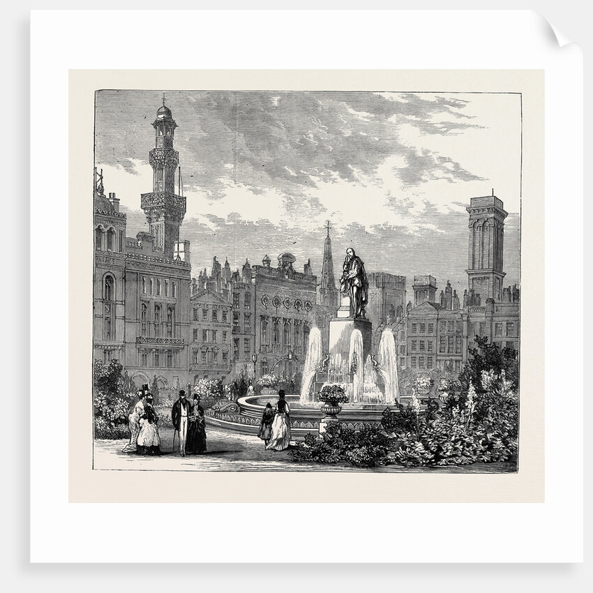 The Square in 1874, the Inauguration of Leicester Square by Anonymous