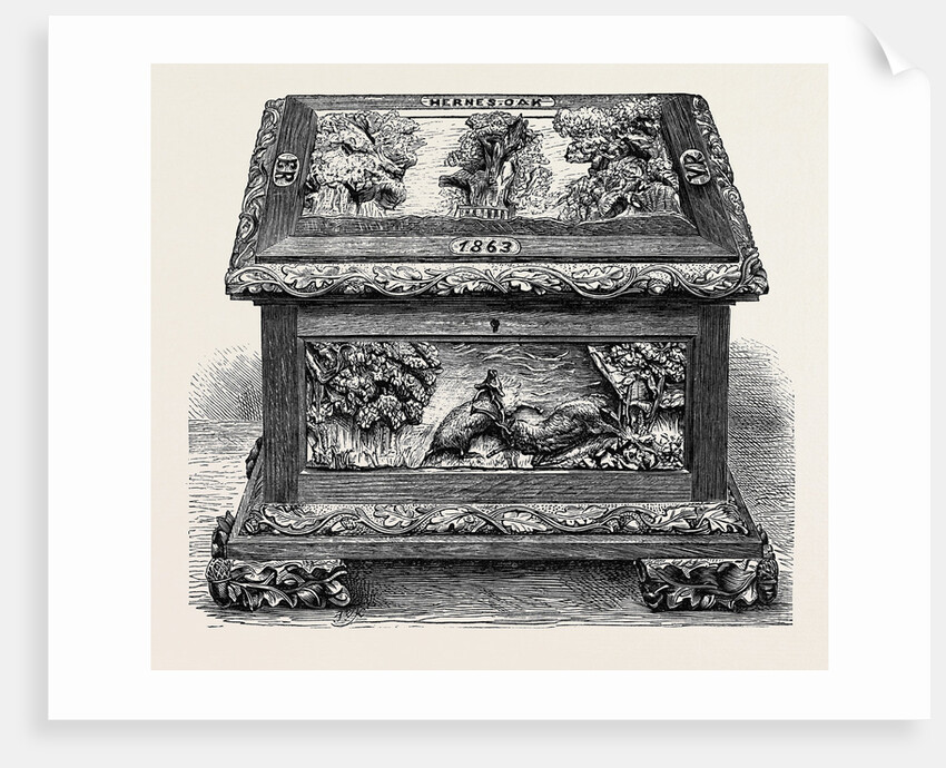 Casket Carved Out of Wood from Herne's Oak, by Order of Her Majesty by Anonymous