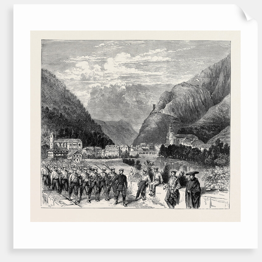 The Civil War in Spain, Tolosa, Headquarters of Don Carlos by Anonymous