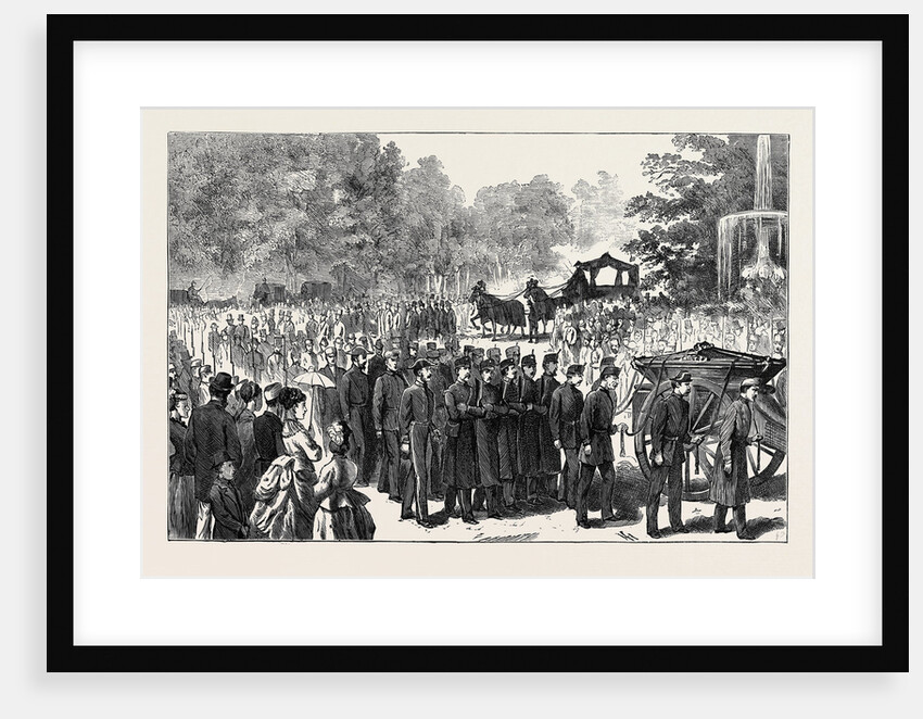 The Funeral of Marshal Concha at Madrid, July 18, 1874 by Anonymous