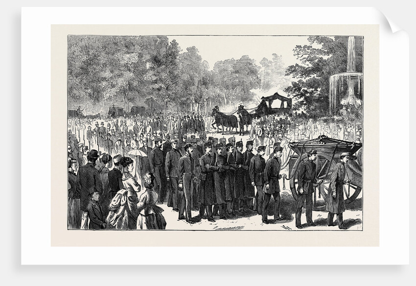 The Funeral of Marshal Concha at Madrid, July 18, 1874 by Anonymous