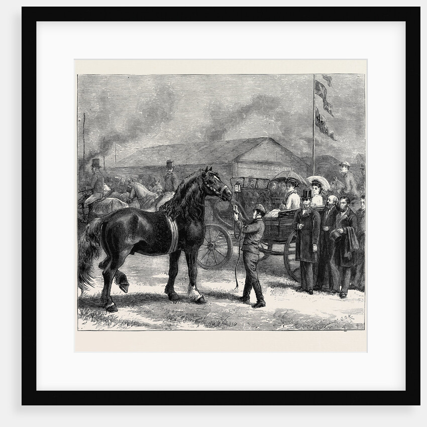 The Royal Agricultural Society's Show at Bedford, Horse Parade Before the Crown Prince and Princess of Germany, July 25, 1874 by Anonymous