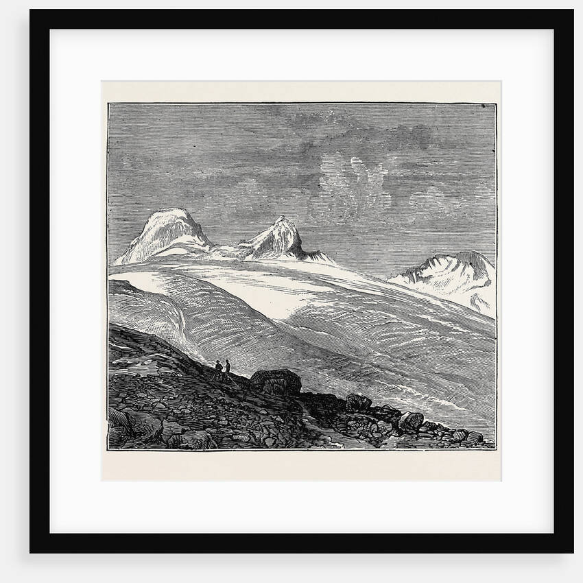 The King of Italy's Hunting Quarters in the Aosta Valley: Foot of the Glacier of Moncarné by Anonymous