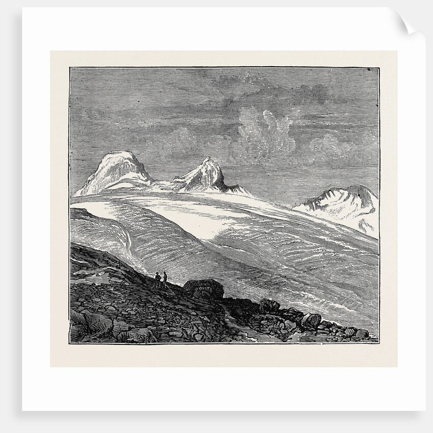 The King of Italy's Hunting Quarters in the Aosta Valley: Foot of the Glacier of Moncarné by Anonymous