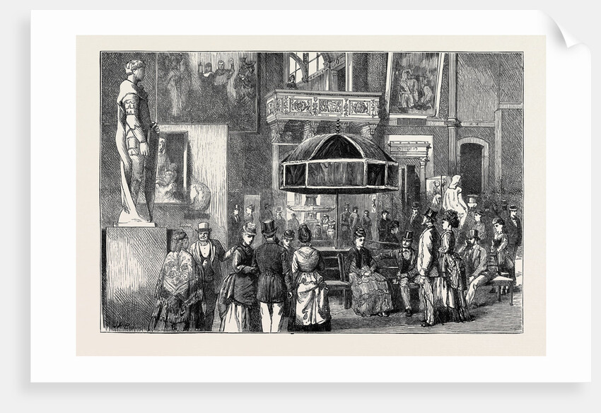London, King Coffee Calcalli's Umbrella at the South Kensington Museum; after the Ashantee War by Anonymous
