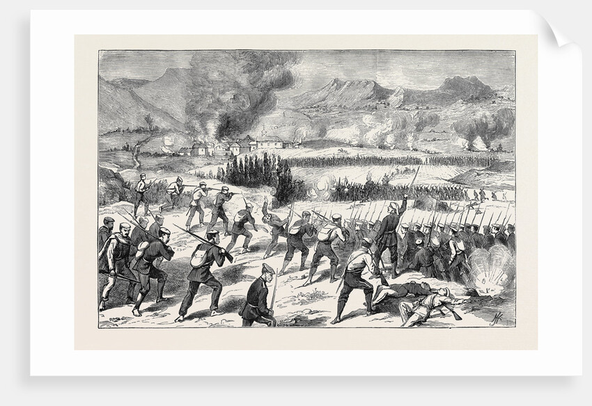 The Battle Before Estella, Carlists Attacking Republicans at Zabal by Anonymous