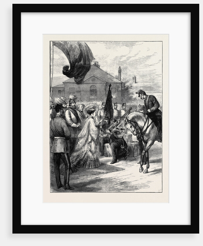 Presentation of New Colours to the 106th Regiment at Parkhurst by H.R.H. The Imperial Princess of Germany by Anonymous
