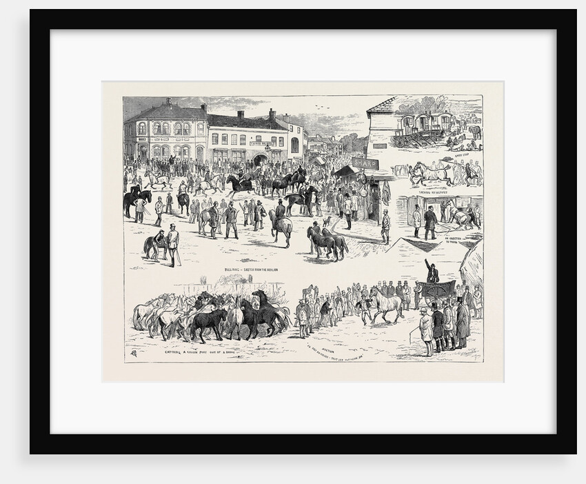 Jottings at the Horncastle Horse Fair, August 22, 1874 by Anonymous