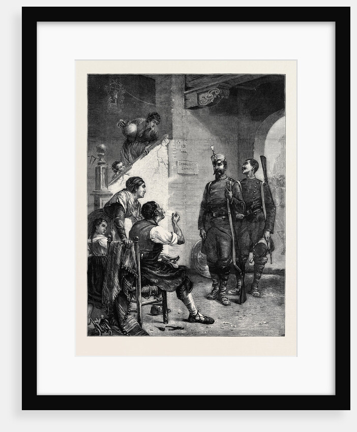 Billeted, Spain, 1874 by Anonymous