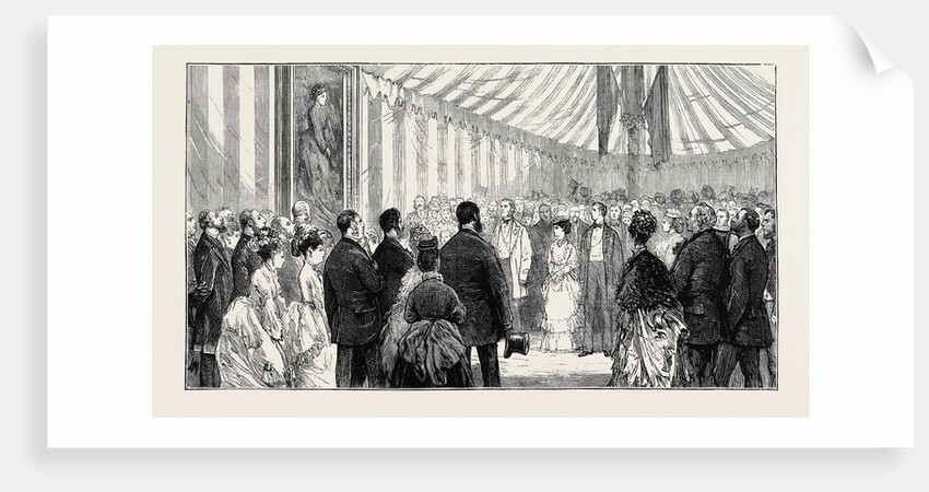 Majority of Earl Grosvenor: Presenting Earl Grosvenor with the Portrait of the Duchess of Westminster, August 29, 1874 by Anonymous
