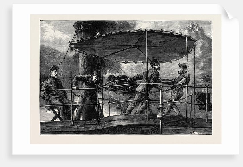 An Autumn Tour in Switzerland: on the Rhine Boat, a Sharp Corner by Anonymous
